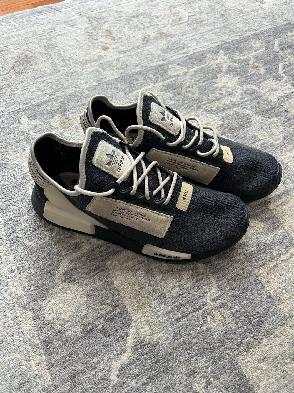 adidas NMD La Marque Aux 3 Bandes Navy Cream Sneakers Men’s 10.5